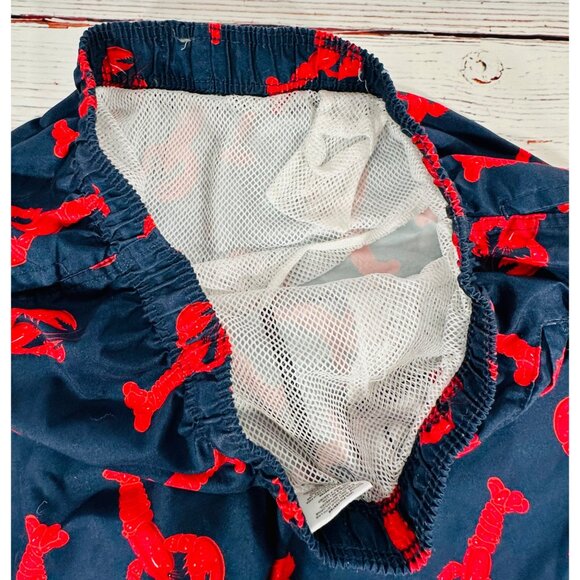 Beverly Hills Polo Club Mens Sz Large Lobster Print Swim Shorts With Mesh Lining - Picture 7 of 8